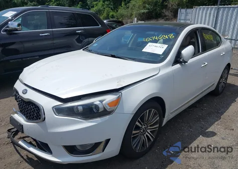 2014 Kia Cadenza Premium from USA, damaged, VIN KNALN4D70E5153496